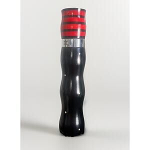 2012 Signed Robert Wilhelm Salt Shaker/Pepper Mill Grinder Tulip Blk Red Art Dec